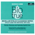 Bausch + Lomb Bio True Micellar Eyelid Cleansing Wipes