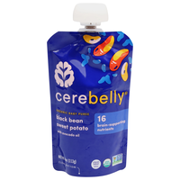 Cerebelly Organic Baby Food Puree Black Bean Sweet Potato