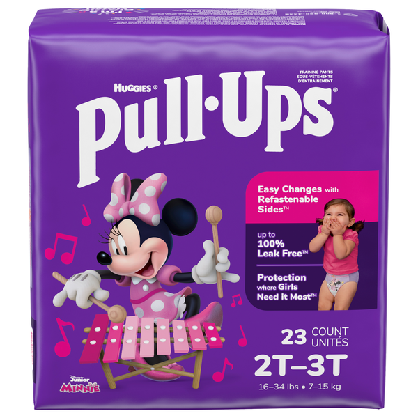 Pull-Ups Girls 2T-3T Training Pants 16-34 lb