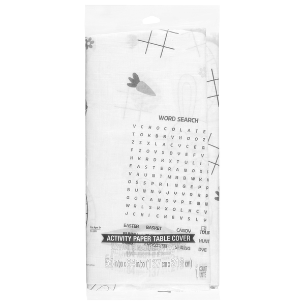 Creative Converting Kids Easter Activity Paper Table Cover