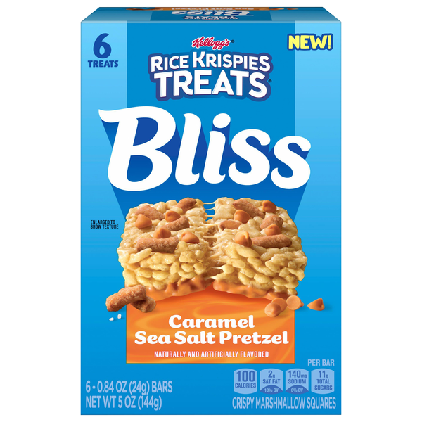 Rice Krispies Treats Bliss Caramel Sea Salt Pretzel Squares - 6 ct