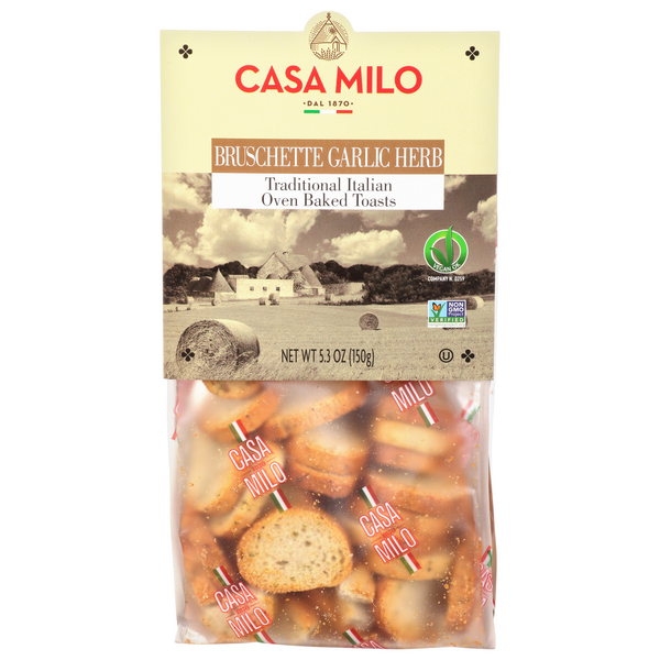 Casa Milo Garlic Herb Bruschette Toasts