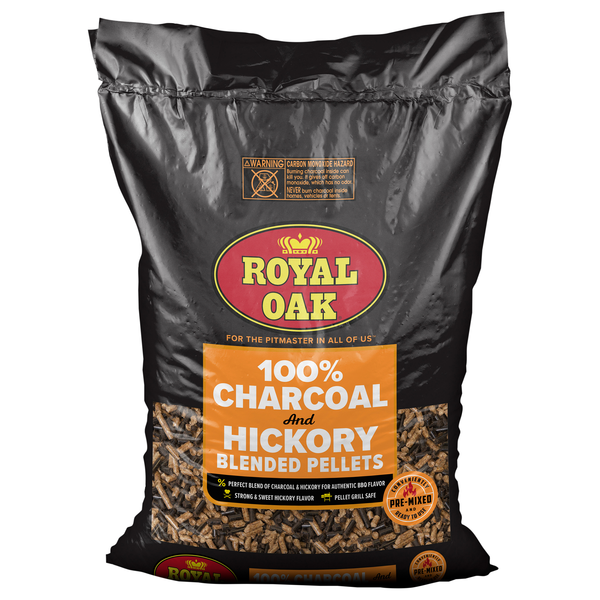 Royal Oak 100% Charcoal & Hickory Blended Pellets