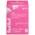 Red Bull The Summer Edition White Peach Energy Drink - 4 pk