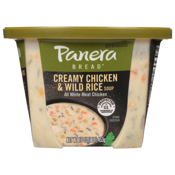 Panera Bread Creamy Chicken & Wild Rice Soup Refrigerated