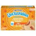 Smucker's Uncrustables Peanut Butter & Honey Spread Sandwich - 4 ct Frozen
