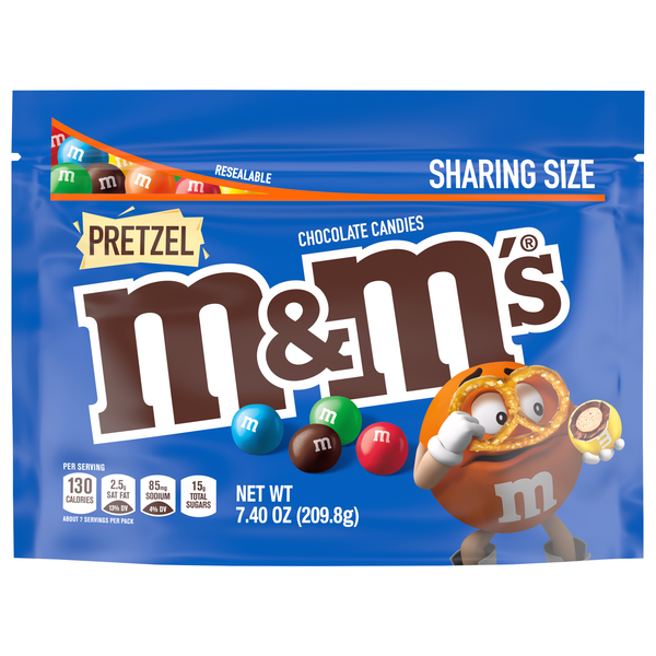 M&M's Pretzel Milk Chocolate Candy Sharing Size