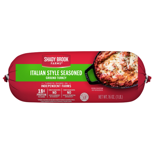 Shady Brook Farms Italian Style Seasoned Ground Turkey