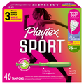 Playtex Sport Fragrance Free Light Regular & Super Tampons