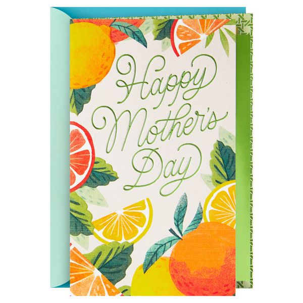 Hallmark Mother's Day Card Citrus