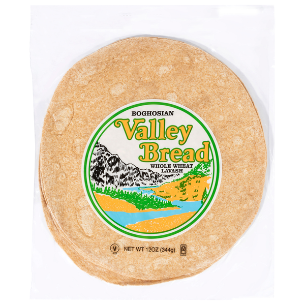 Boghosian Valley Round Whole Wheat Lavash Bread