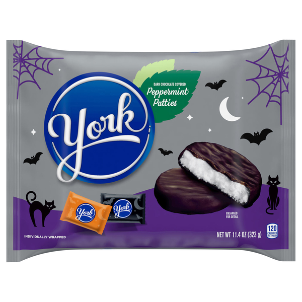 York Dark Chocolate Peppermint Patties Halloween Candy