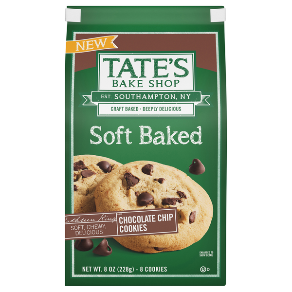 Tate's Bake Shop Soft Baked Chocolate Chip Cookies