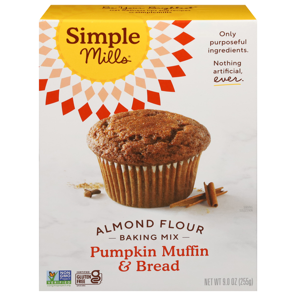 Simple Mills Gluten Free Pumpkin Muffin & Bread Almond Flour Mix