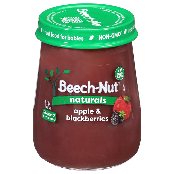 Beech-Nut Naturals Stage 2 Baby Food Apple & Blackberries