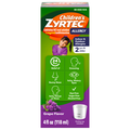 Zyrtec Children's Indoor & Outdoor Allergy Relief Grape Syrup Sugar Free