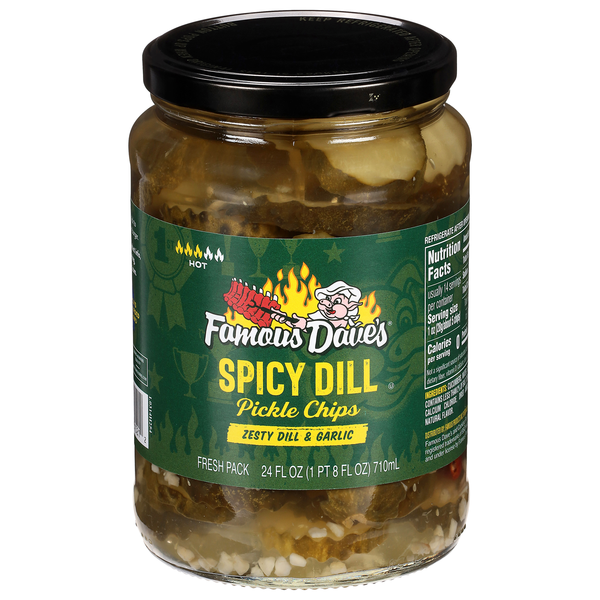 Famous Dave's Hot Spicy Dill Pickle Chips