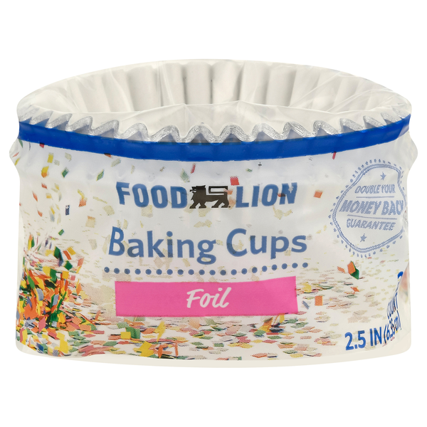 Food Lion Foil Baking Cups