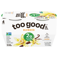 Too Good & Co. Low Fat Vanilla Blended Greek Yogurt Cups - 4 ct