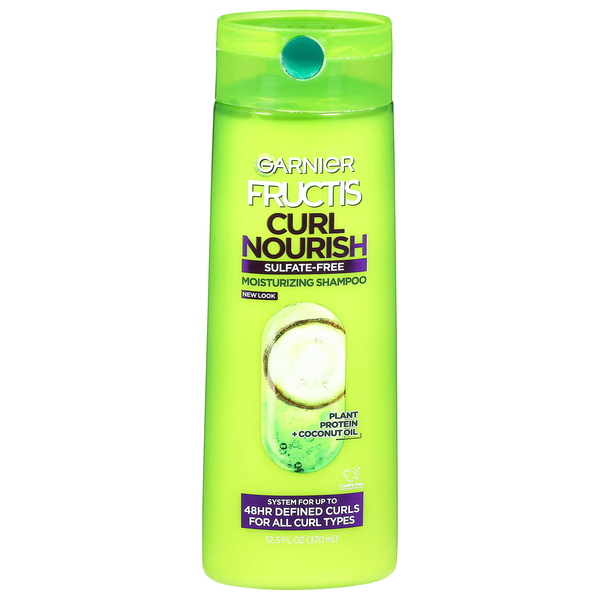Garnier Fructis Curl Nourish Sulfate-Free Fortifying Shampoo with Coconut