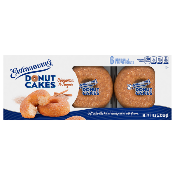 Save on Entenmann's Donut Cakes Cinnamon & Sugar Order Online Delivery