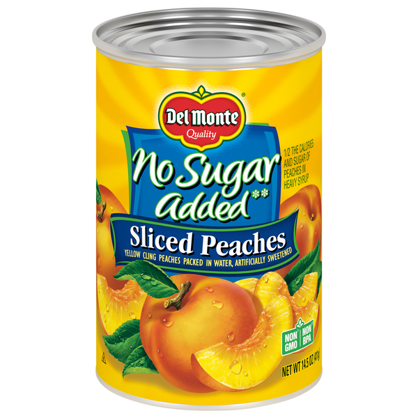 Del Monte No Sugar Added Sliced Peaches in Water