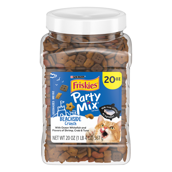 Save on Friskies Party Mix Cat Treats Beachside Crunch Order Online Delivery MARTIN'S