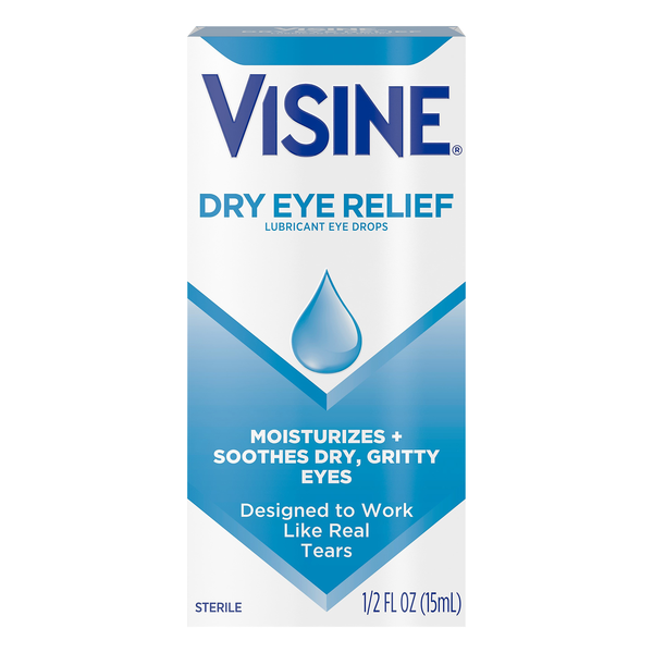 Visine Dry Eye Relief Lubricant Eye Drops