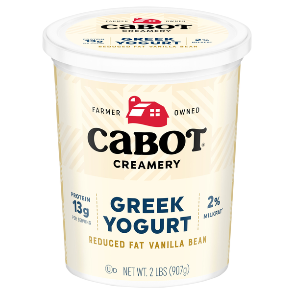 Cabot Reduced Fat Vanilla Bean Greek Yogurt