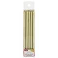 Betty Crocker Metallic Gold Pillar Birthday Candles 6 Inch