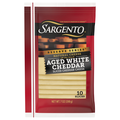 Sargento Reserve Series Natural Aged White Cheddar Cheese Slices - 10 ct