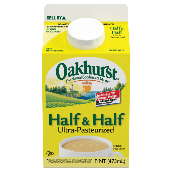 Oakhurst Ultra-Pasteurized Half & Half