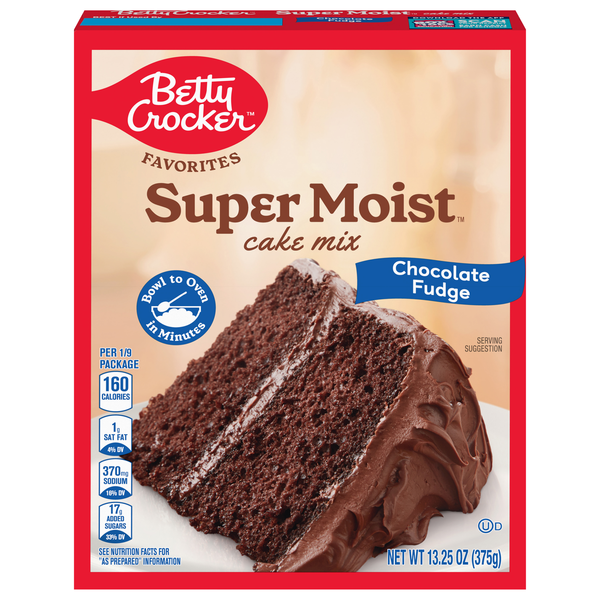 Betty Crocker Favorites Super Moist Chocolate Fudge Cake Mix