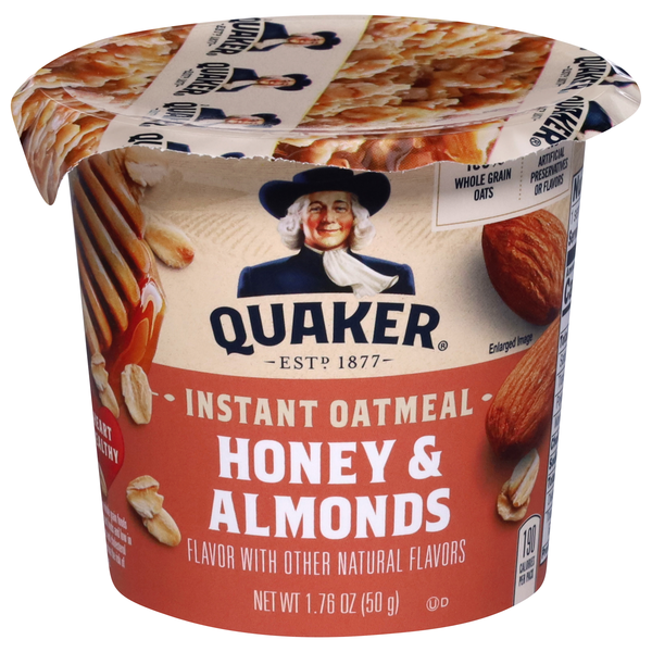 Quaker Honey & Almonds Instant Oatmeal
