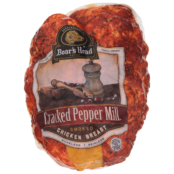 Boar's Head Deli Cracked Pepper Mill Smoked Chicken Breast (Reg Sliced)