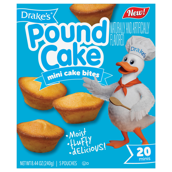 Drake's Pound Cake Mini Cake Bites - 5 ct