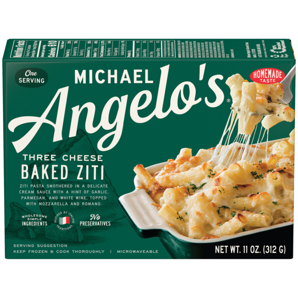 Michael Angelo's Three Cheese Baked Ziti Frozen Meal