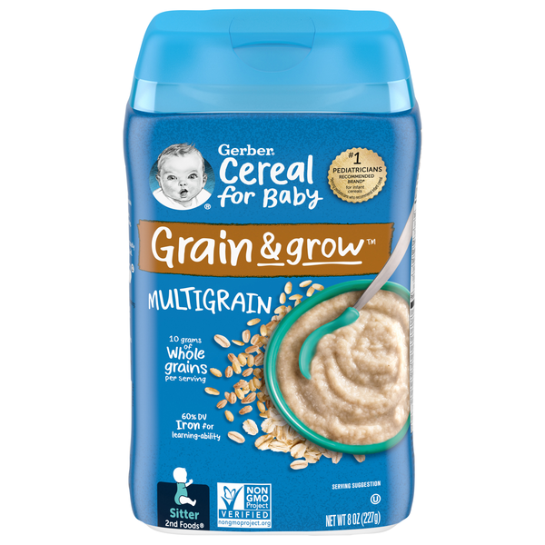 Gerber Grain & Grow 2nd Food Multigrain Baby Cereal