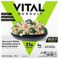 Vital Pursuit Veggie Lovers White Cheddar Mac & Broccoli Bowl Frozen Meal