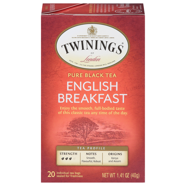 Save on Twinings of London Classics English Breakfast Black Tea Bags