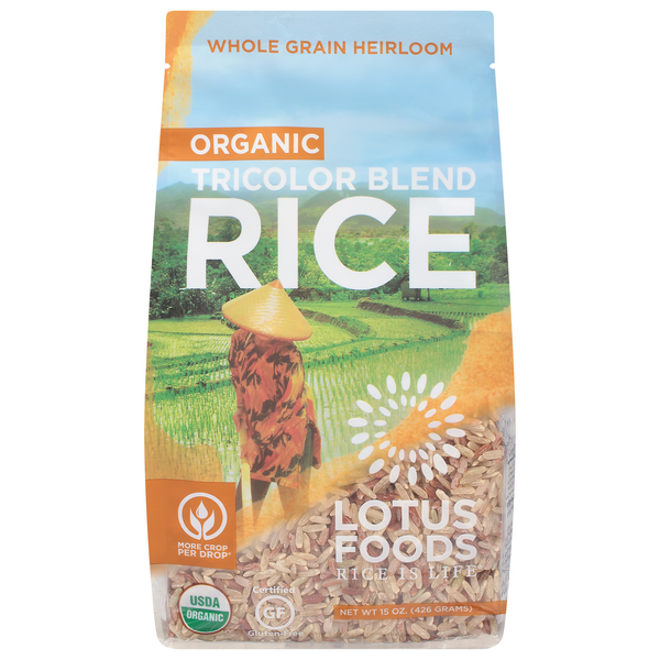 Lotus Foods Organic Tri-Color Blend Rice