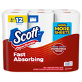 Scott Choose-A-Sheet Fast Absorbing 1-Ply Paper Towels - 6 ct