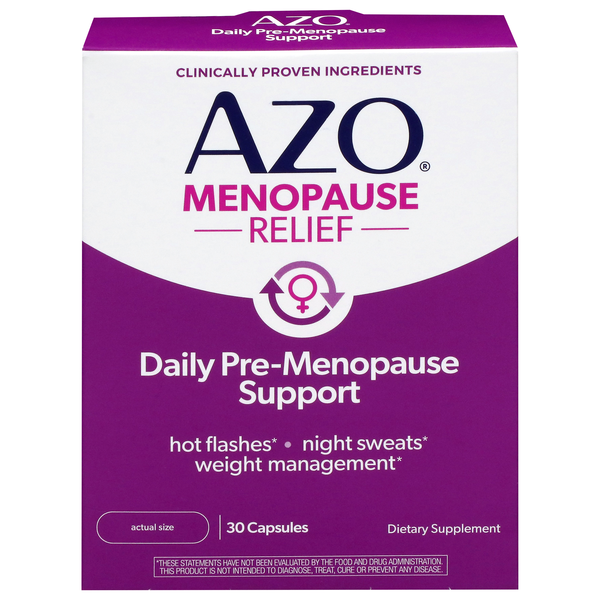 AZO Menopause Relief Capsules
