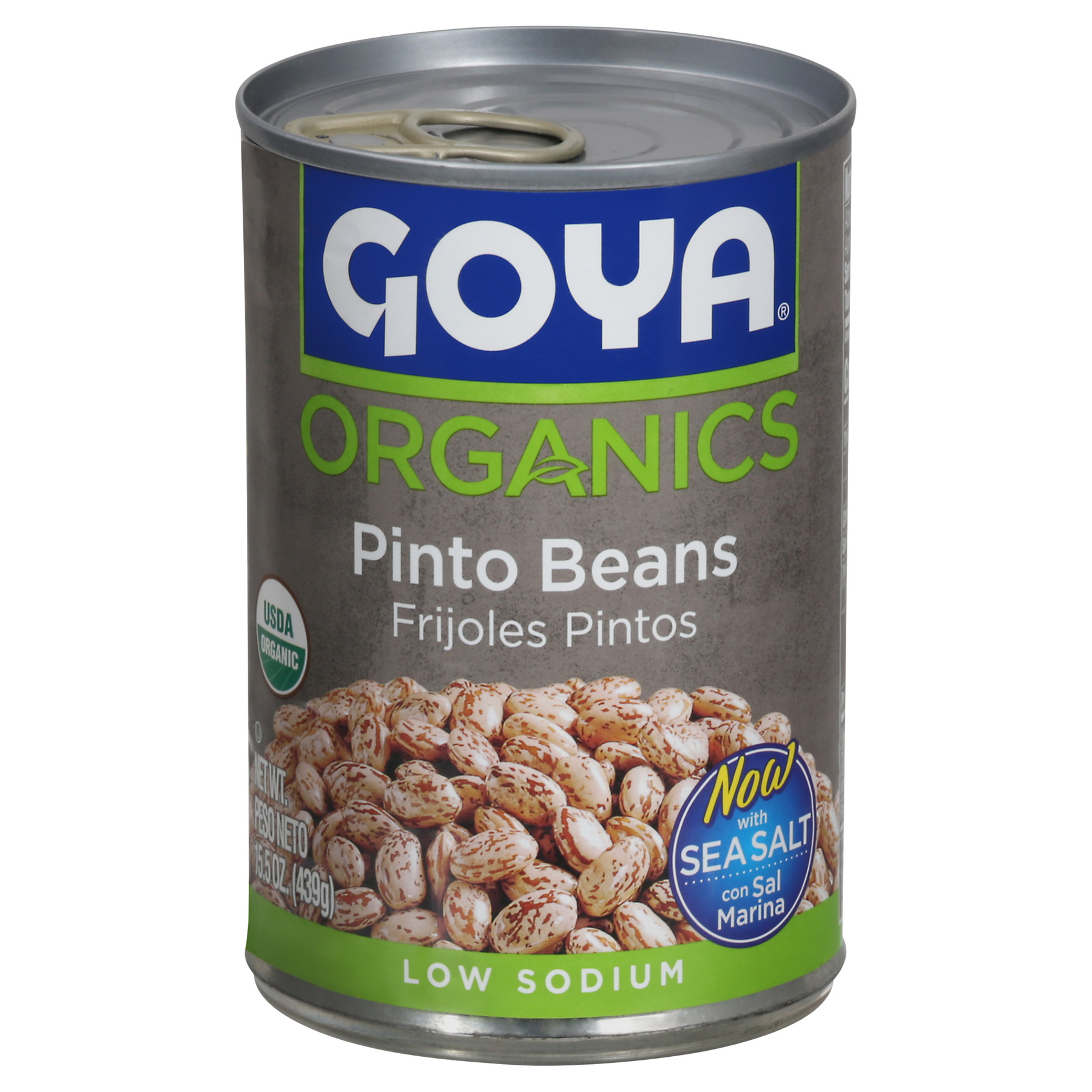 Goya Goya Pinto Beans with Sea Salt Low Sodium Organics