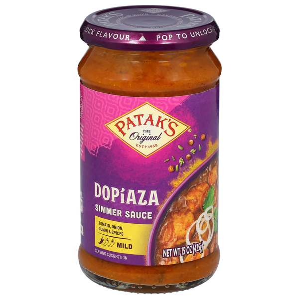 Patak's Mild Dopiaza Simmer Sauce