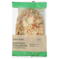 Fresh & Simple Sicilian Style Basil Pesto & Mozzarella Pizza Refrigerated