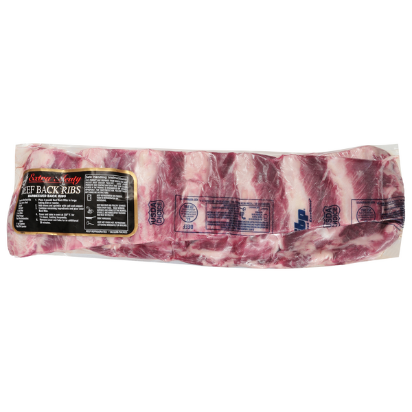 Save on Food Lion Extra Meaty Beef Back Ribs Barbecued Order Online