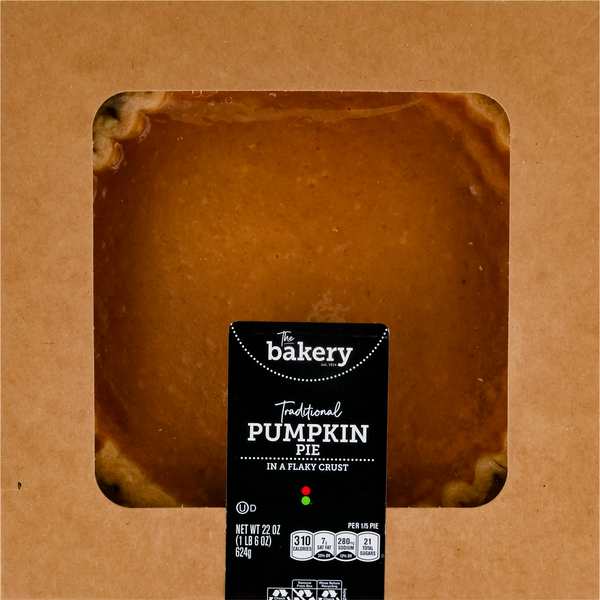 Stop & Shop The Bakery Traditional Pumpkin Pie 8 Inch