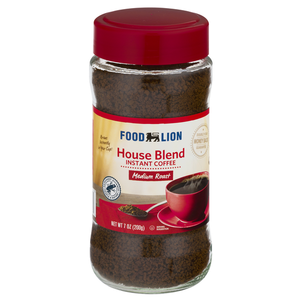 Save on Food Lion House Blend Instant Coffee Medium Roast Order Online
