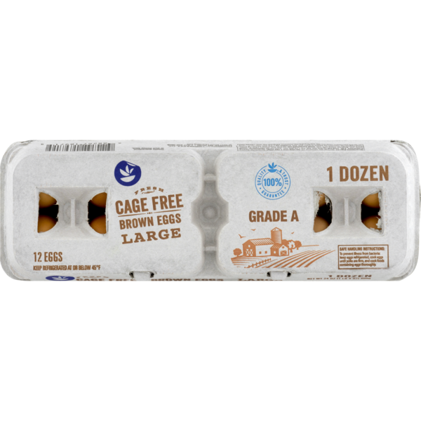 Stop & Shop Cage Free Large Brown Eggs